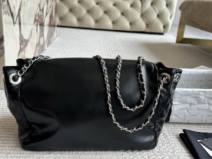 Chanel Tote Bag In Black. Shoulder, Crossbody, Or Handheld. Practical And Unlikely To Clash With Others. - Image 7