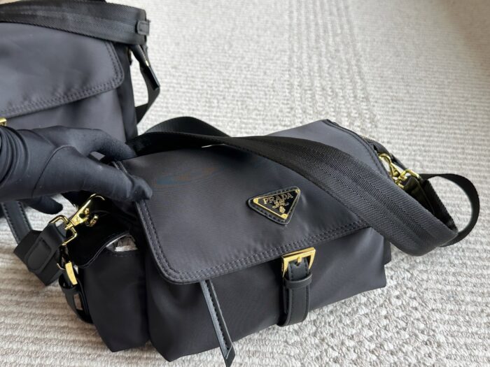 Prada Nylon Series Explore Messenger Bag - Functional Style With Multiple Carry Options - Image 2