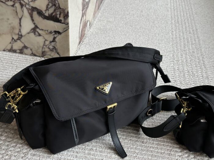 Prada Nylon Series Explore Messenger Bag - Functional Style With Multiple Carry Options - Image 3