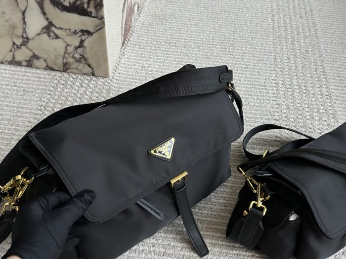 Prada Nylon Series Explore Messenger Bag - Functional Style With Multiple Carry Options - Image 7