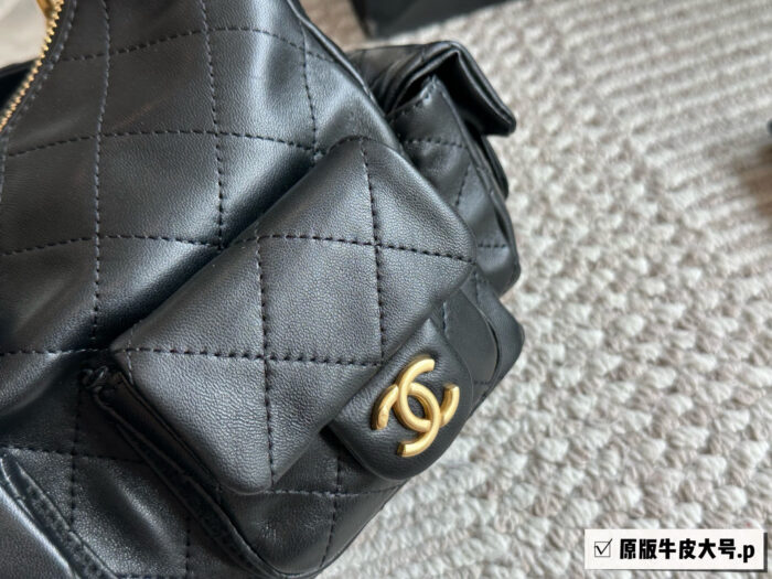 Chanel 25C Hobo Hippie Bag - Jennie'S Original Leather Large Capacity Shoulder/Crossbody/Underarm Bag - Image 3