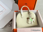 Hermès Bolide Calfskin Shell Bag Adorable And Practical Complimentary Hardware And Pony Charm - Image 14