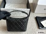 Chanel 25C Hobo Classic Chain Evening Bag/Lunchbox Bag Cowhide Leather With Adjustable Shoulder Strap - Image 7