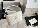 Chanel 25C Hobo Classic Chain Evening Bag/Lunchbox Bag Cowhide Leather With Adjustable Shoulder Strap - Image 11