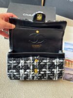 Chanel Cf Chain Shoulder Bag Classic Quilted Double C Tweed Shoulder/Handbag/Crossbody - Image 8