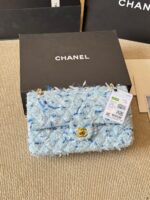 Chanel Cf Chain Shoulder Bag Classic Quilted Double C Tweed Shoulder/Handbag/Crossbody - Image 11