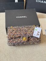 Chanel Cf Chain Shoulder Bag Classic Quilted Double C Tweed Shoulder/Handbag/Crossbody - Image 16