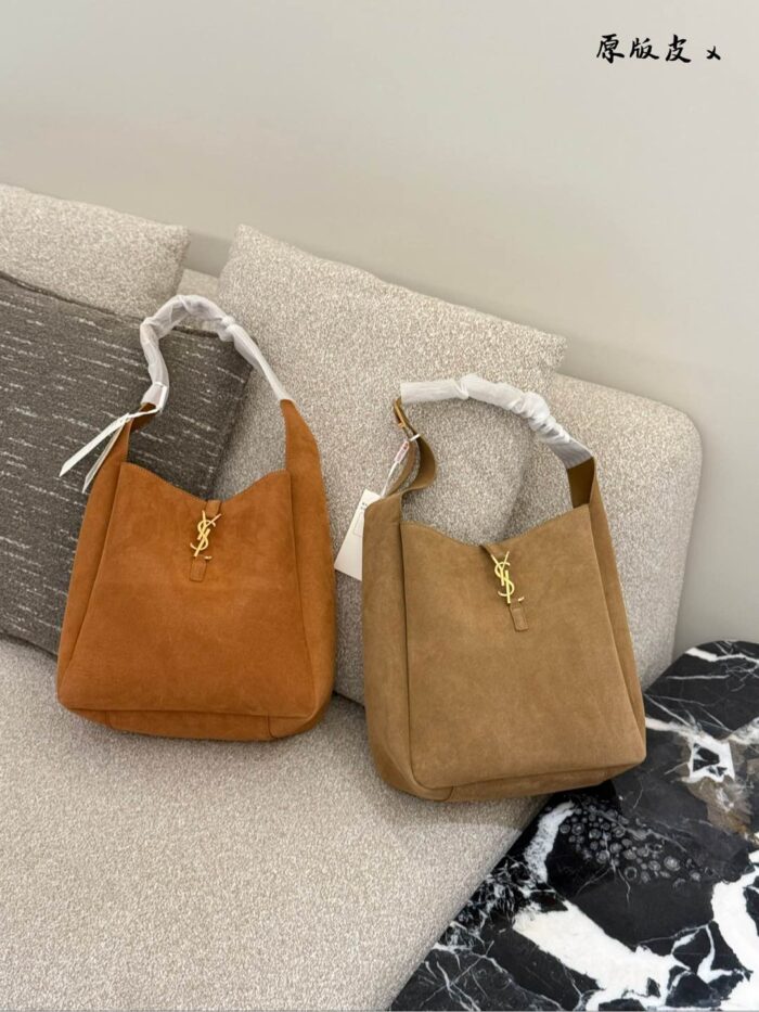 Yves Saint Laurent Le 5A7 Hobo Shoulder Bag Clean, Structured Silhouette Signature Clasp Classic Elegance Meets Contemporary Style - Image 1