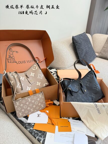 Louis Vuitton Carryall Classic Monogram Calfskin Tote Bag