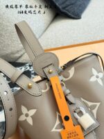 Louis Vuitton All In Bb Bucket Bag Monogram Embossed Canvas Foldable Adjustable Shoulder Strap - Image 3