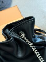 Louis Vuitton Off Duty Soft Lambskin Ultra-Lightweight Relaxed Silhouette Multi-Wear Silver Chain Bag - Image 7