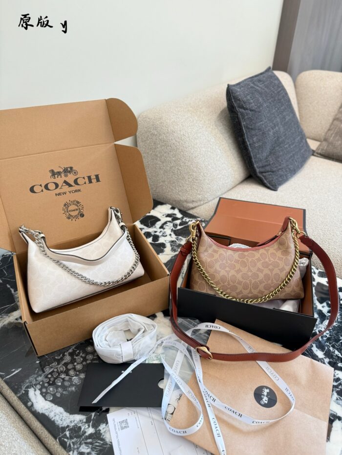 Coach Juliet Series Classic Monogram Shoulder Crossbody Bag - Image 1