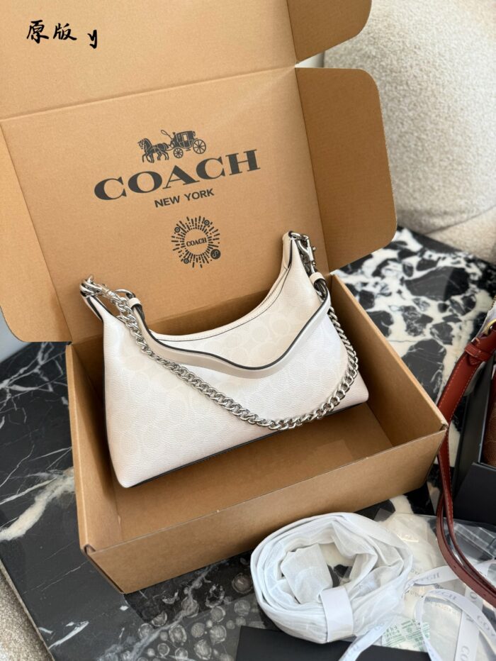 Coach Juliet Series Classic Monogram Shoulder Crossbody Bag - Image 3