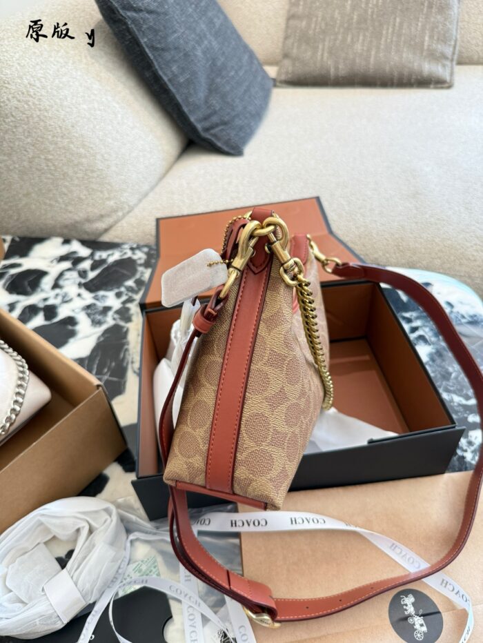 Coach Juliet Series Classic Monogram Shoulder Crossbody Bag - Image 4