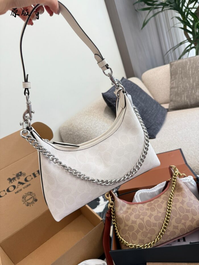 Coach Juliet Series Classic Monogram Shoulder Crossbody Bag - Image 8