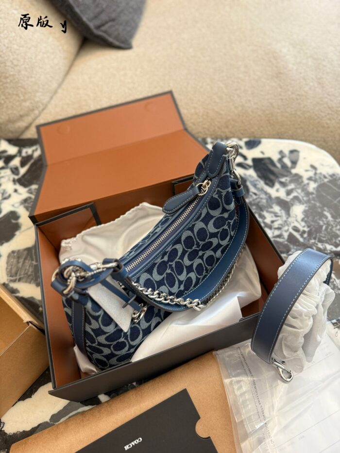Coach Juliet Classic Monogram Shoulder Crossbody Bag - Image 5