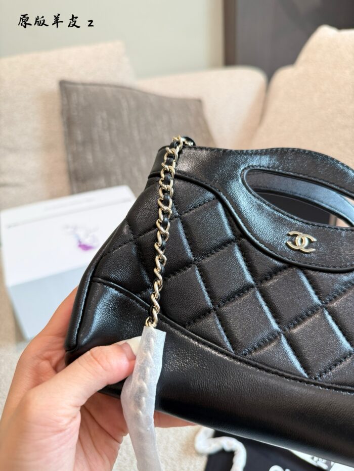 Chanel 31 Bag Nano 24S Waxed Lambskin Diamond Quilted Handbag/Crossbody - Image 8