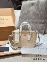 Coach City Series Mini Tote Bag Chalk White | Compact & Delicate | Sweet & Youthful Canvas Shoulder Strap | Casual & Spacious