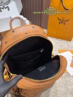 Mcm Backpack New Style Top-Grain Leather Upgraded Edition Classic, Stylish, Versatile Exquisite For Everyday Outings - Image 7