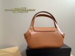 Prada Patchwork Leather Strap Vintage Underarm Bag Niche And Unlikely To Clash With Others - Image 4