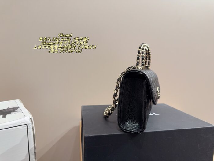 Chanel 23P Kelly Pre-Spring Métiers D'Art Caviar Handle Bag: Exquisite, Adorable And Ample Capacity. - Image 3