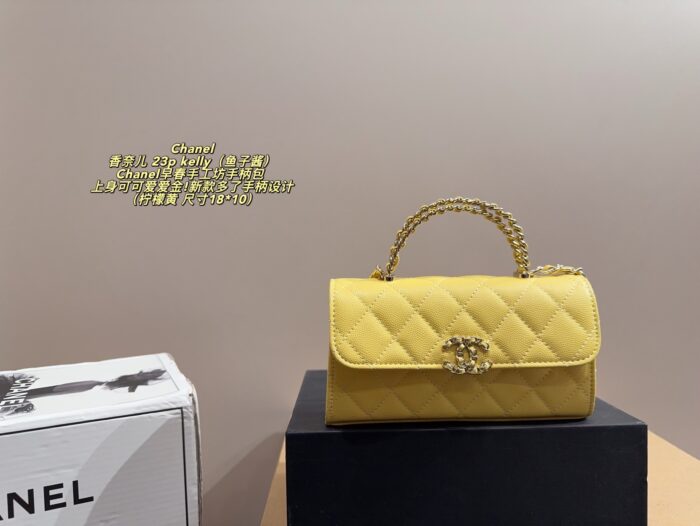 Chanel 23P Kelly Pre-Spring Métiers D'Art Caviar Handle Bag: Exquisite, Adorable And Ample Capacity. - Image 13