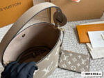 Louis Vuitton All In Bb Bucket Bag Monogram Canvas Embossed Foldable Ample Space - Image 4