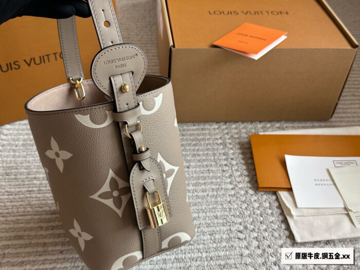 Louis Vuitton All In Bb Bucket Bag Monogram Canvas Embossed Foldable Ample Space - Image 5
