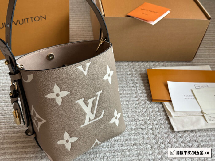 Louis Vuitton All In Bb Bucket Bag Monogram Canvas Embossed Foldable Ample Space - Image 7
