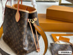 Louis Vuitton Neverfull Medium Monogram Tote With Convertible Design, Includes Wide Shoulder Strap For Crossbody Wear – Spacious And Practical Shopping Tote - Image 4