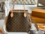 Louis Vuitton Neverfull Medium Monogram Tote With Convertible Design, Includes Wide Shoulder Strap For Crossbody Wear – Spacious And Practical Shopping Tote - Image 13