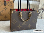Louis Vuitton On The Go Large Logo Matching Pattern Shopping Tote - Image 8