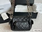 Chanel Lambskin Camera Bag Multi-Pocket Design Retro Chic - Image 7