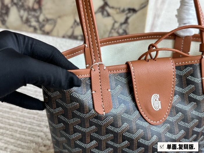 Goyard Mini Shopping Bag - Replica Edition With Box - 1:1 Customisation - Superb Quality - New Year'S Lucky Bag - Image 4