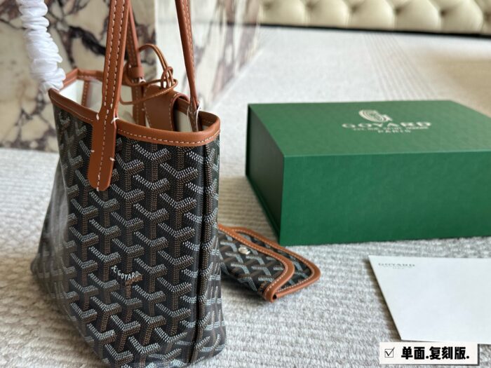 Goyard Mini Shopping Bag - Replica Edition With Box - 1:1 Customisation - Superb Quality - New Year'S Lucky Bag - Image 5