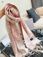 Loewe Black And Grey Check Wool Scarf For Men Great Value For Money Comes With Boxed Tote Bag - Image 6