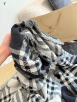 Burberry Check Fringe Scarf Soft Against The Skin, Non-Irritating - Image 5