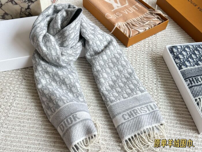 Dior New Cashmere Scarf 100% Cashmere Warm And Comfortable - Image 6
