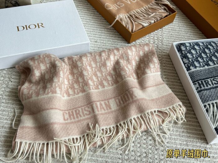 Dior New Cashmere Scarf 100% Cashmere Warm And Comfortable - Image 7