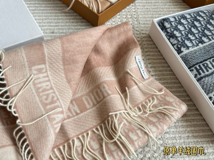 Dior New Cashmere Scarf 100% Cashmere Warm And Comfortable - Image 8