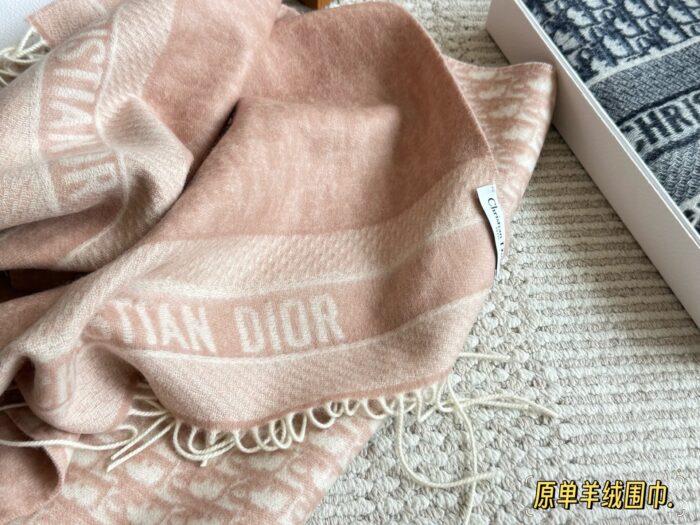 Dior New Cashmere Scarf 100% Cashmere Warm And Comfortable - Image 9