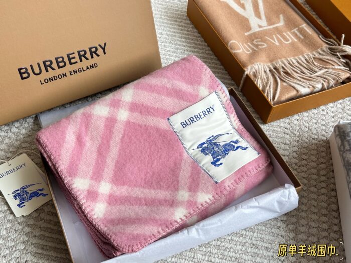 Burberry Cashmere Scarf Delicate Colour Palette Soft And Comfortable Comes With A Box - Image 1