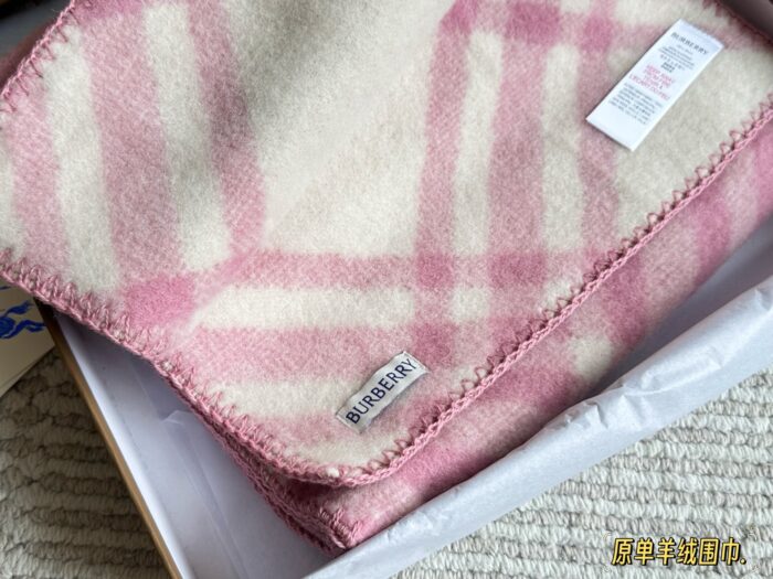 Burberry Cashmere Scarf Delicate Colour Palette Soft And Comfortable Comes With A Box - Image 5