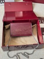Gucci Supermini Dionysus Patent Calfskin Double Tiger Head Silver Buckle Suede Lining Fits Plus-Sized Phones - Image 7