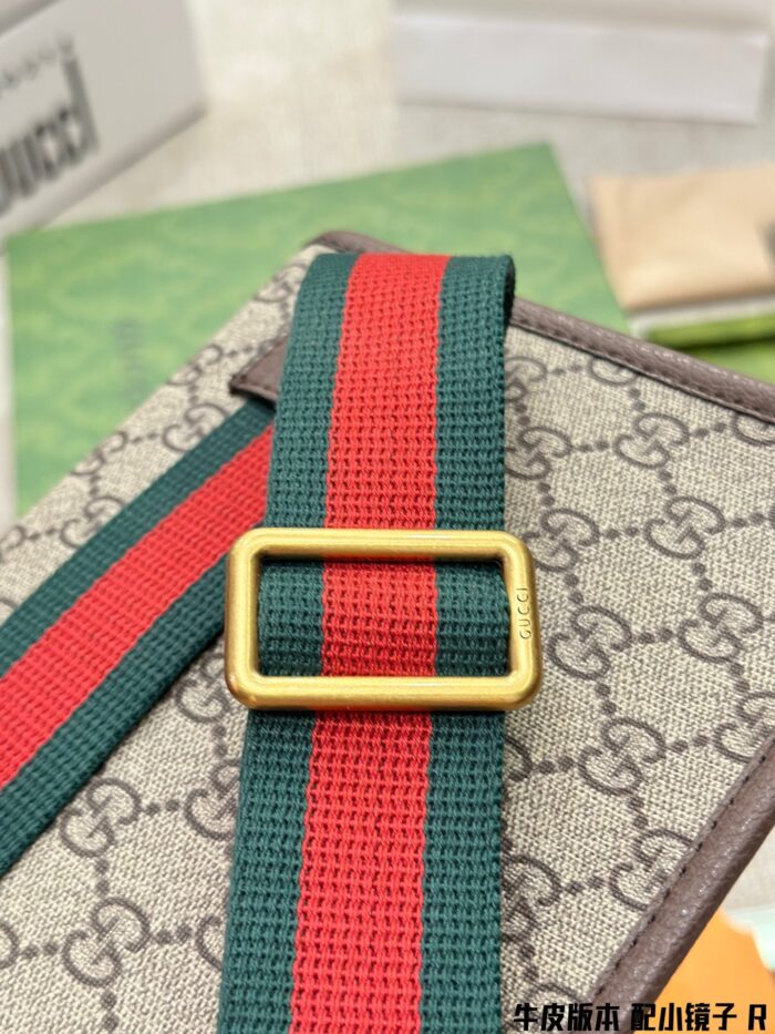 Gucci'S Latest Tiger-Head Waist Bag And Chest Bag Collection. Replica Cowhide With Small Mirror. Vintage-Inspired, Exquisite Hardware. - Image 5