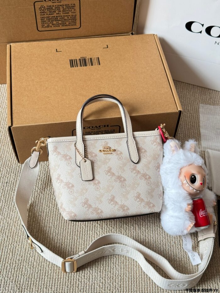 Coach City Series Mini Tote Bag With Attachment - Image 3