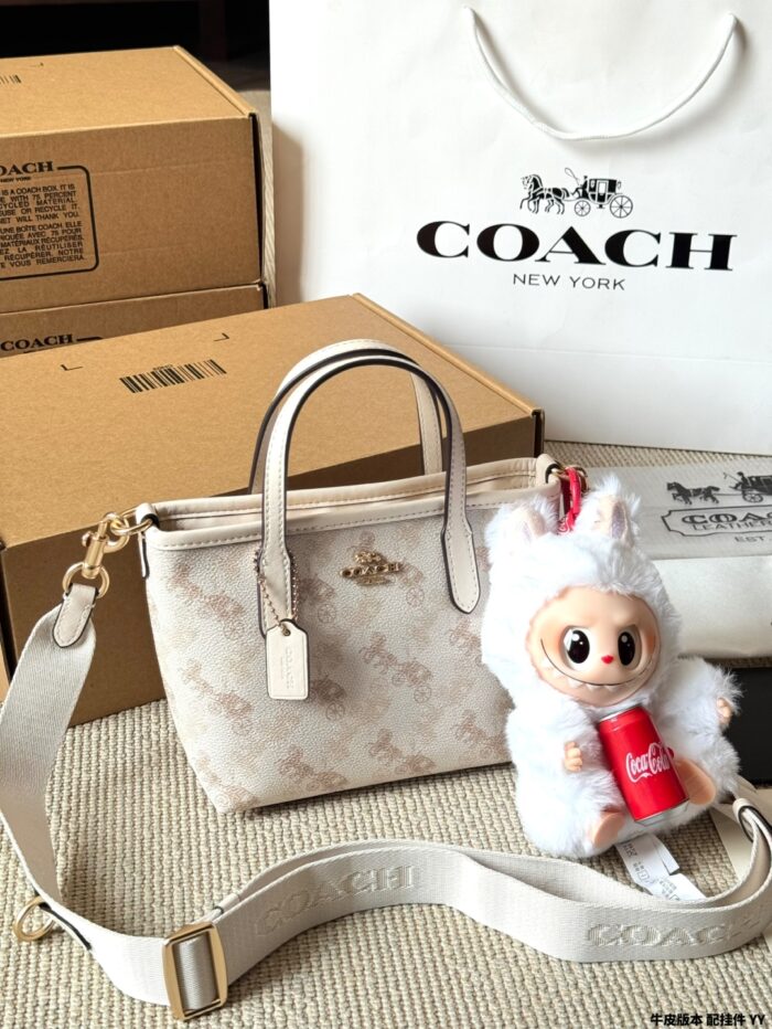 Coach City Series Mini Tote Bag With Attachment - Image 4
