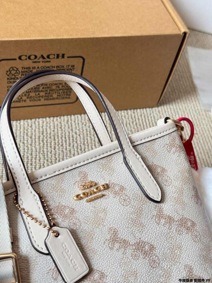 Coach City Series Mini Tote Bag With Attachment - Image 6