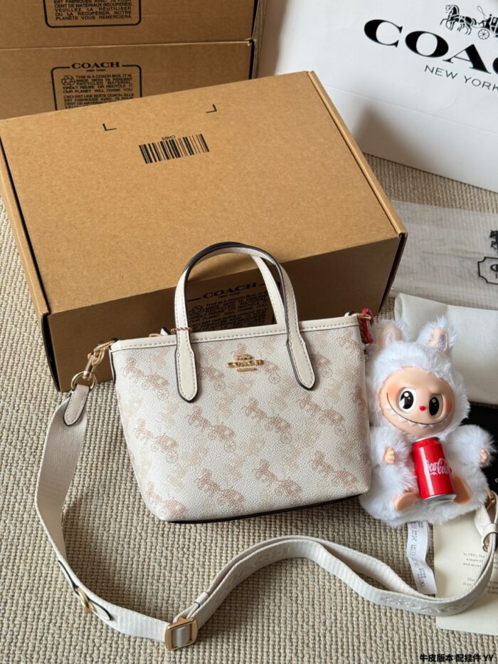 Coach City Series Mini Tote Bag With Attachment - Image 8