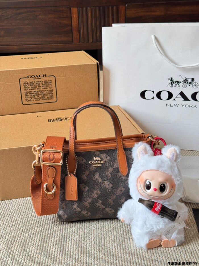 Coach City Series Mini Tote Bag With Attachment - Image 11